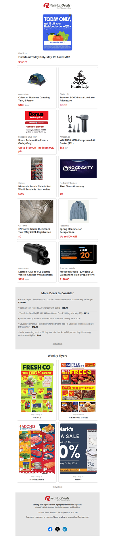 Post Long Weekend Price Drops Up to 50% Off Camping Gear, Clothing + more!
