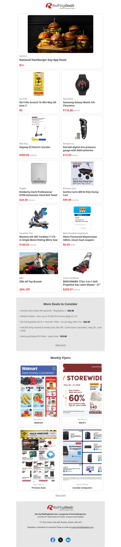 National Hamburger Day Hot Deals + more!
