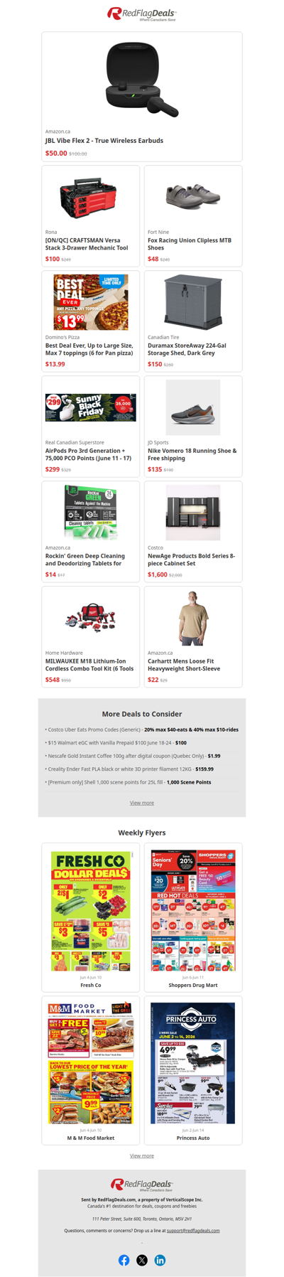 Price Drops Worth Clicking on From Amazon, Rona, Domino's + more