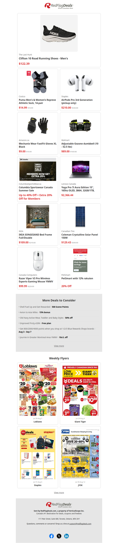 Hot Deals From The Last Hunt, Costco, Staples, Amazon + more