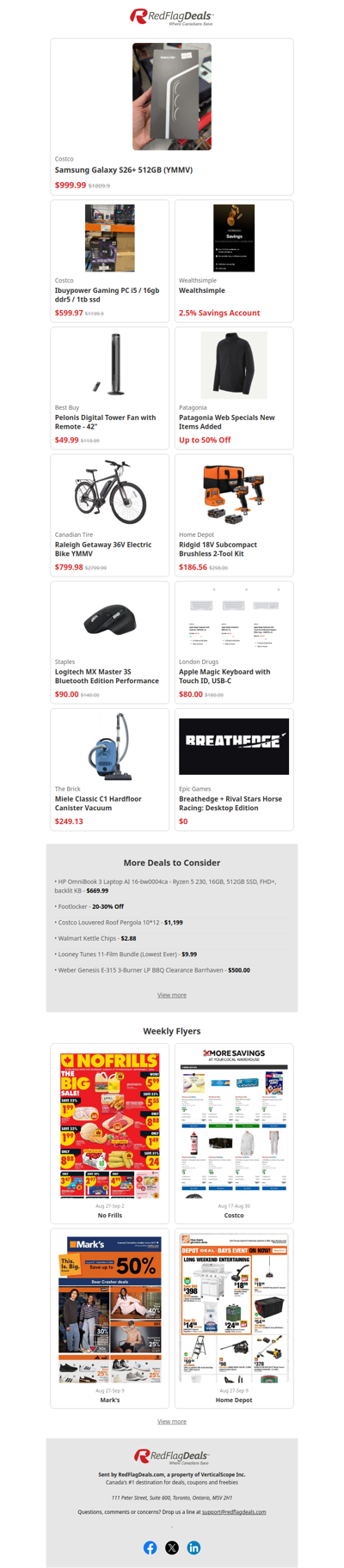 Weekend Deals - $800 Off S26+, 50% Off Gaming PC, Up to 50% Off at Patagonia + more