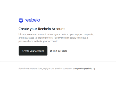 Create your Reebelo account today!