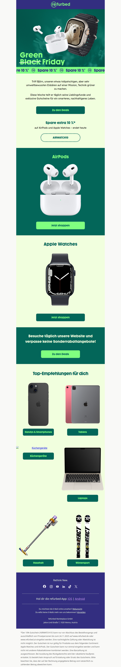 Der coolste Start in die Green Week 🎧