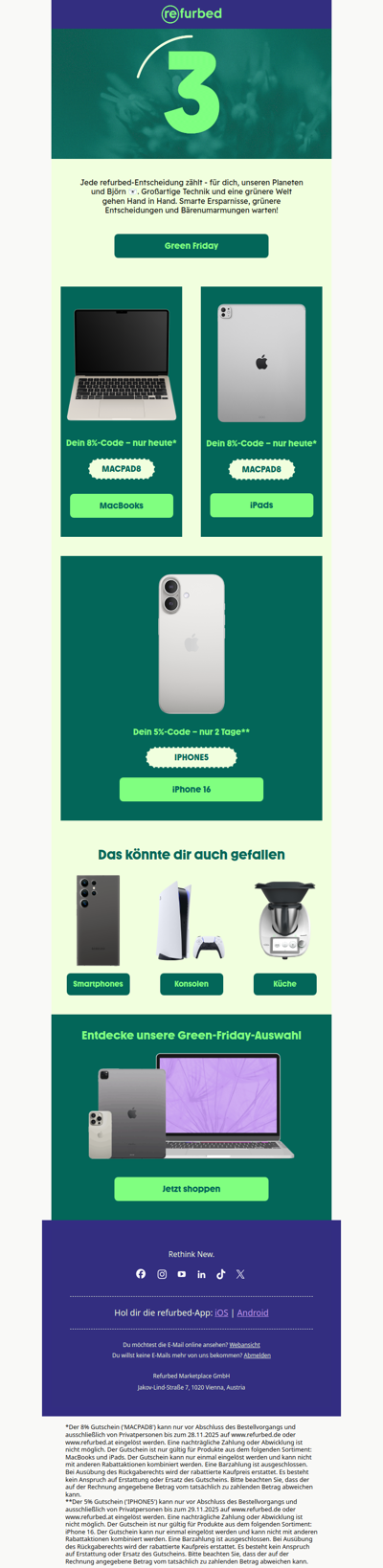 3, 2, 1… Der beste Freitag des Jahres 💚