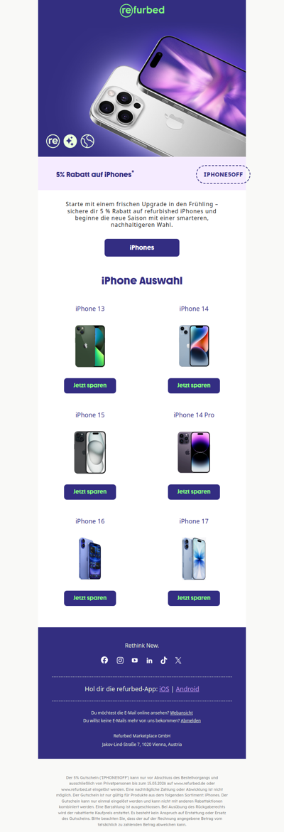 Frühlingsdeals sind da 🌸