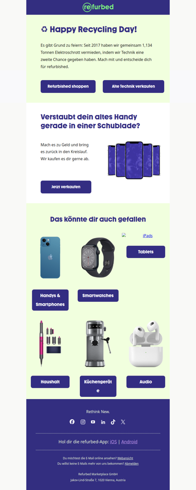 Recycling Day feiern ♻️