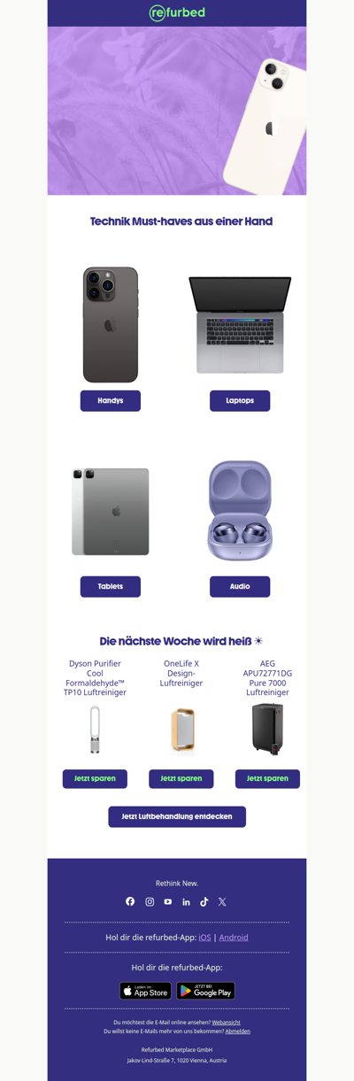 Bereit für ein nachhaltigeres Upgrade?