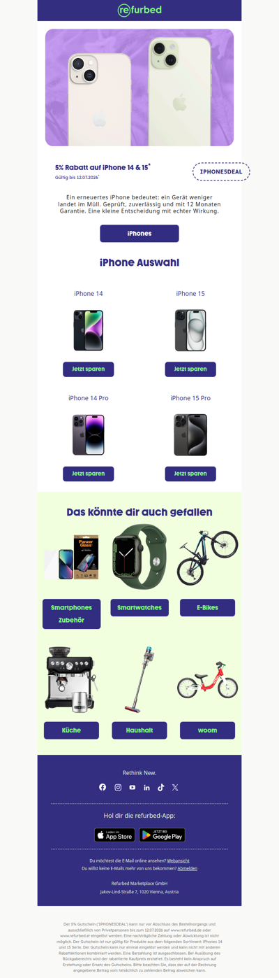 Spare bei deinem Wunsch-iPhone