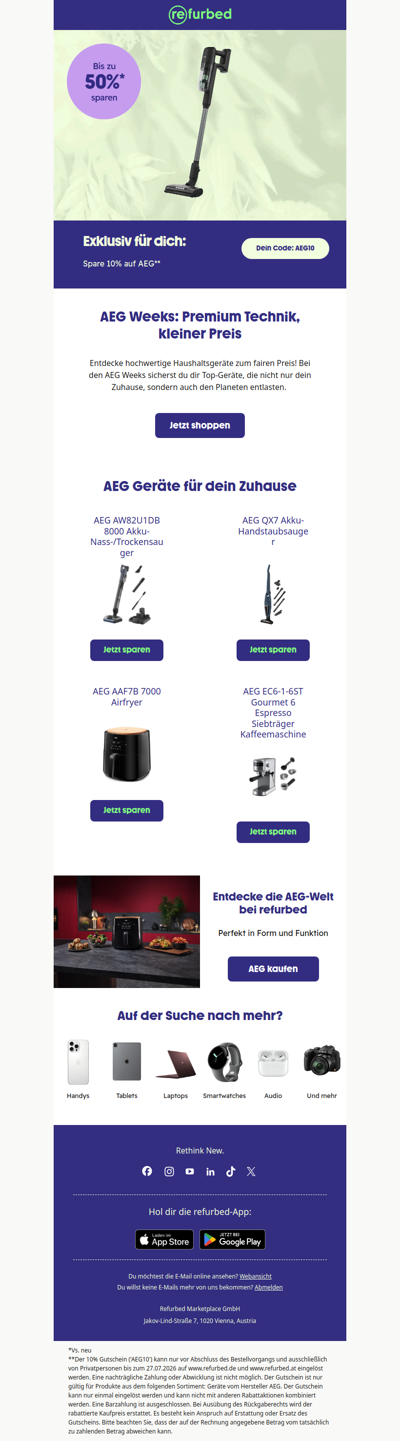 Die AEG Weeks starten
