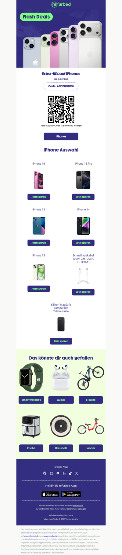 ⚡Flash Deals: 10 % Rabatt auf alle iPhones