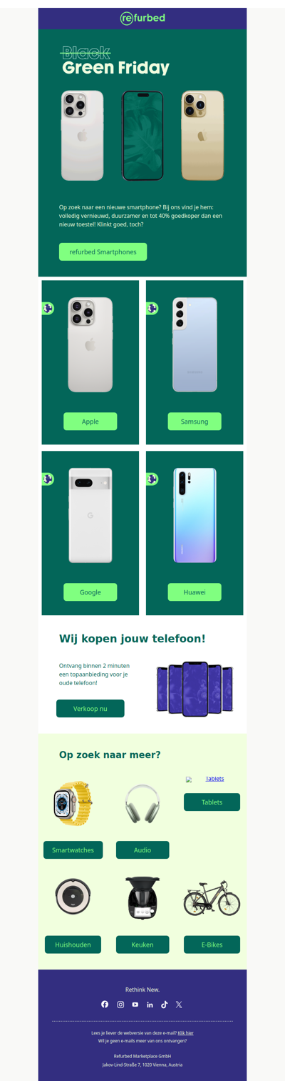 Green Friday: jouw smartphone korting wacht!