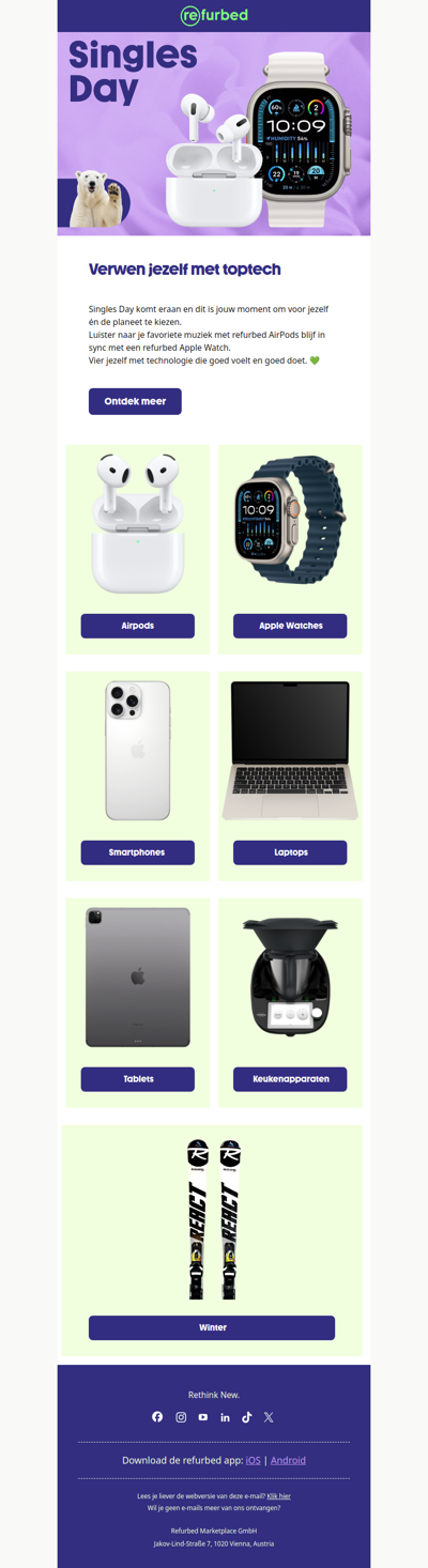 Heeft iemand “Singles Day” gezegd?