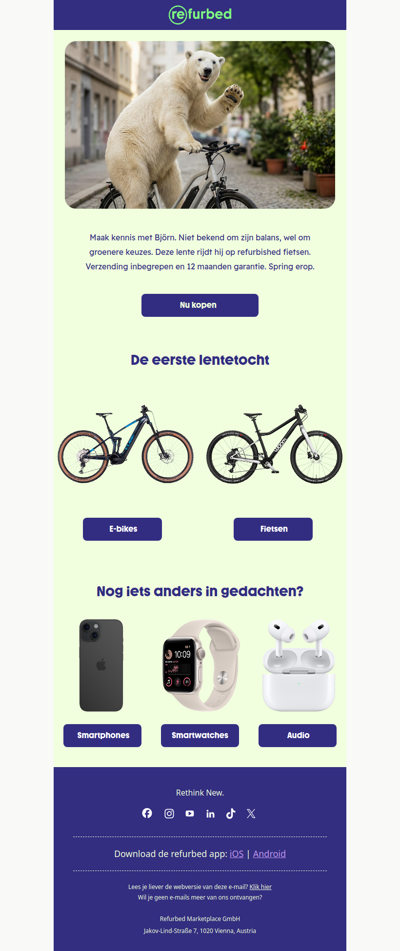 De lente is er. Tijd om te fietsen 🚲