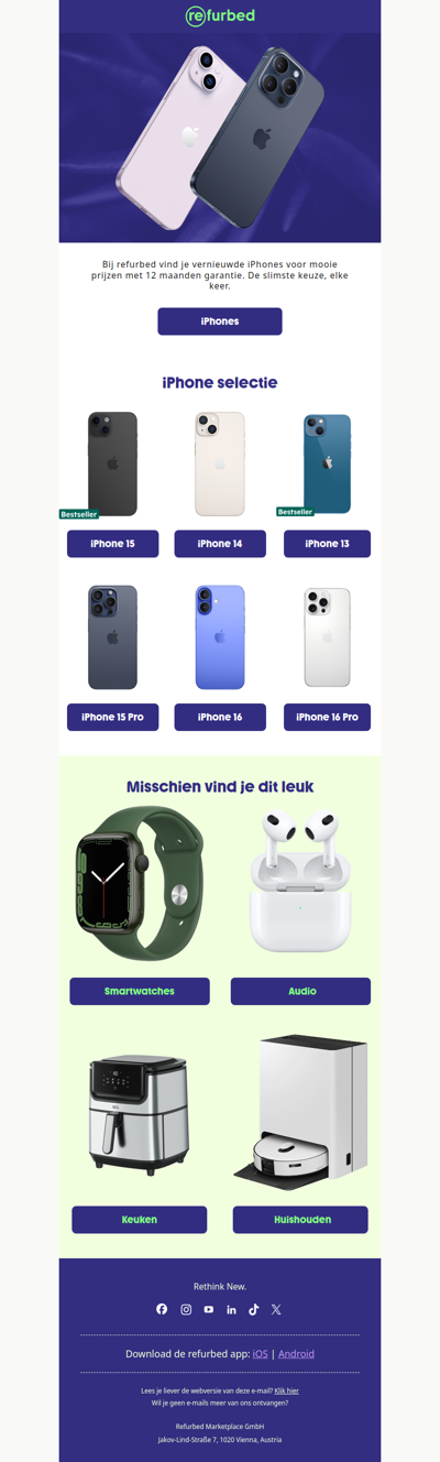 Jouw volgende iPhone, voordeliger