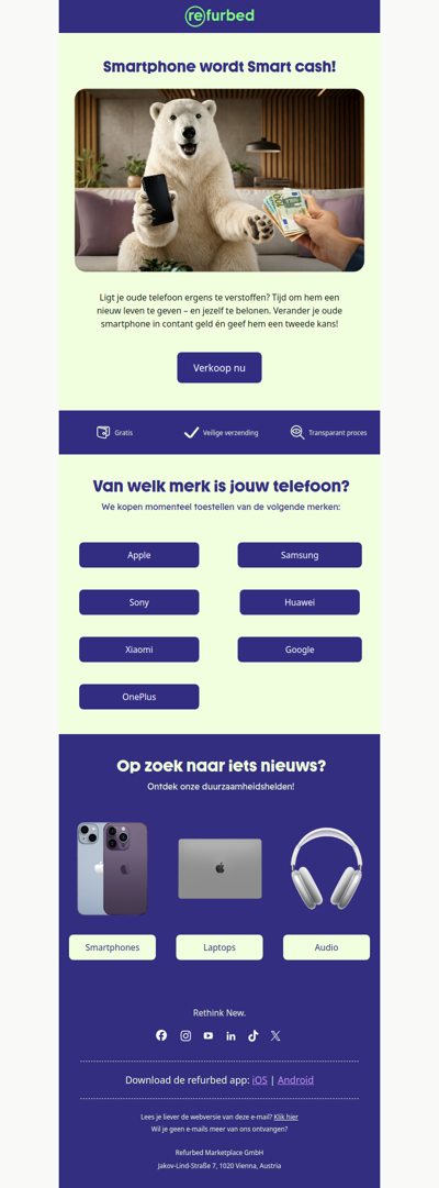 Oude smartphone? Zet hem om in geld! ♻️💰