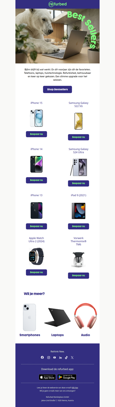 De april bestsellers zijn er