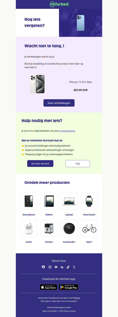 Nog iets vergeten? 🔍