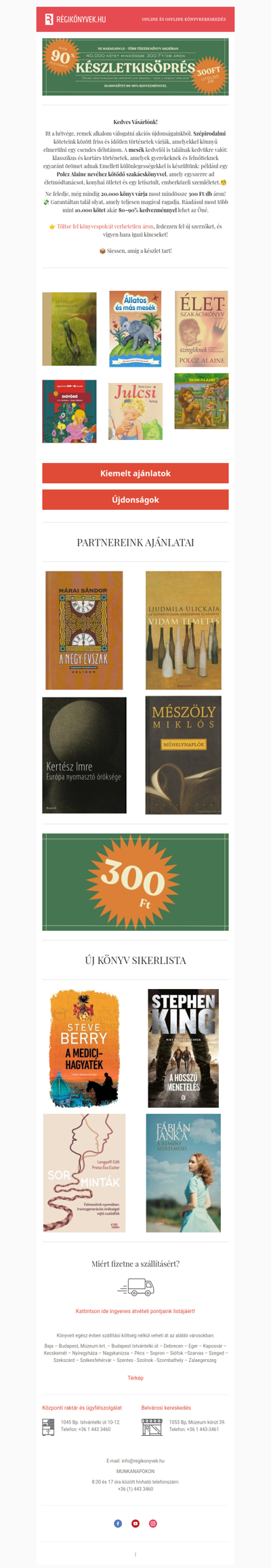 Hétvégi olvasnivalók: válogasson újdonságainkból📚