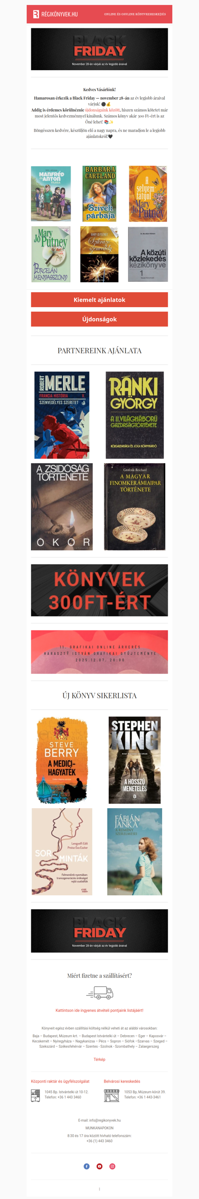 Új olvasnivalók kedvező áron — tekintse meg kínálatunkat👀