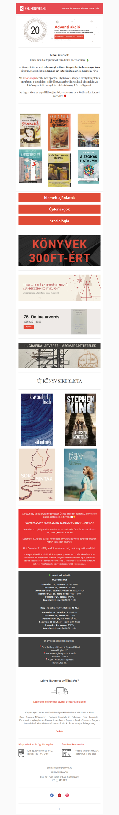 🎄Adventi akció: A hétvégi rendelés még odaér a fa alá!🎁