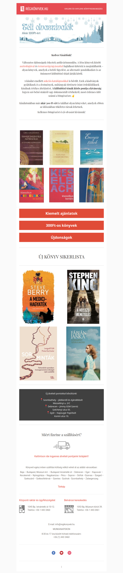 Változatos újdonságok: belső utak és ritka katalógusok🖼️