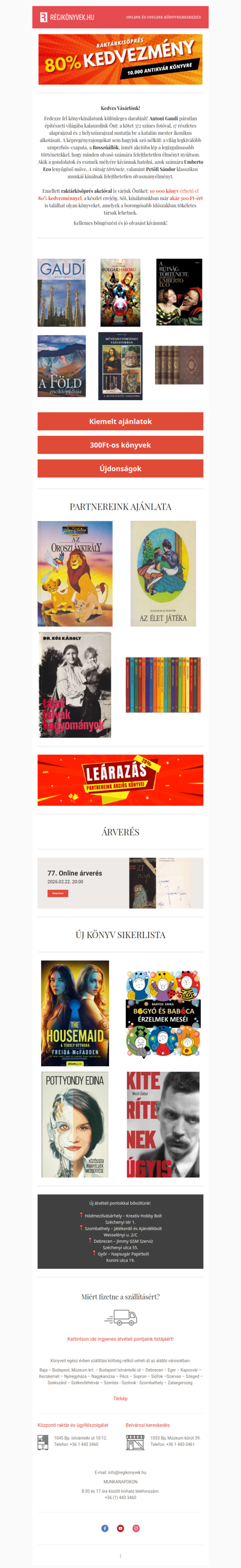 Gaudí csodái, Bosszúállók és irodalmi remekek 📖 RAKTÁRKISÖPRÉS 80%