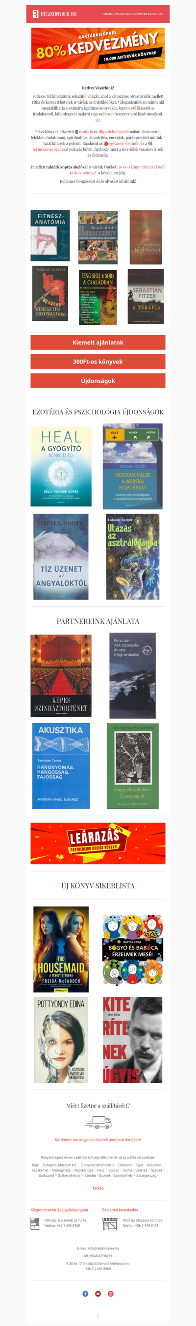 🪶 Felfedezésre váró könyvkincsek – akár 80% kedvezménnyel