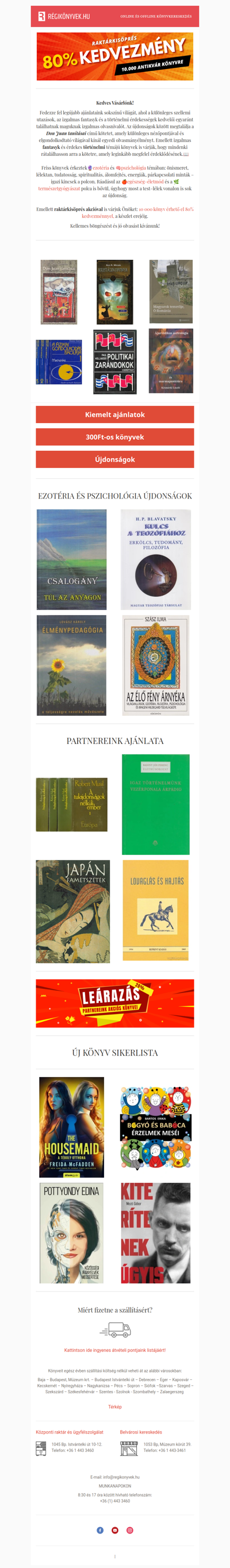 📜 Tanítások, fantasy, történelem - Akár 80% kedvezménnyel