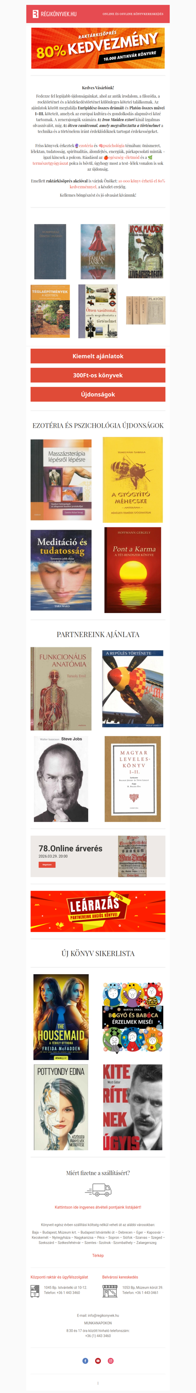 📜 Platón, rock és vasút - Akár 80% kedvezmény!