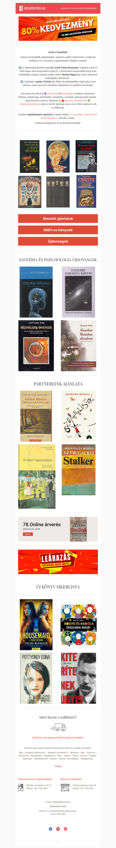 🪶 Sorsok a történelem sodrában / Akár 80% kedvezmény!