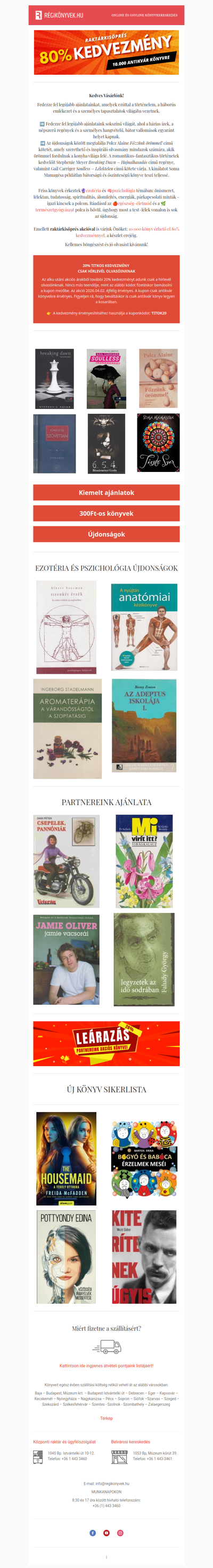 ✨ Ízek, történetek, őszinte hangok / TITKOS KUPON A LEVÉLBEN!