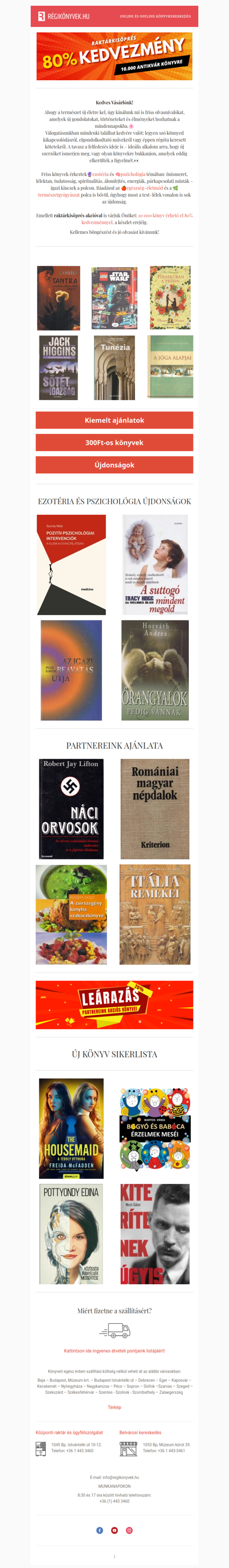 🌿Tavaszi megújulás a könyvespolcán - Akár 80% kedvezmény