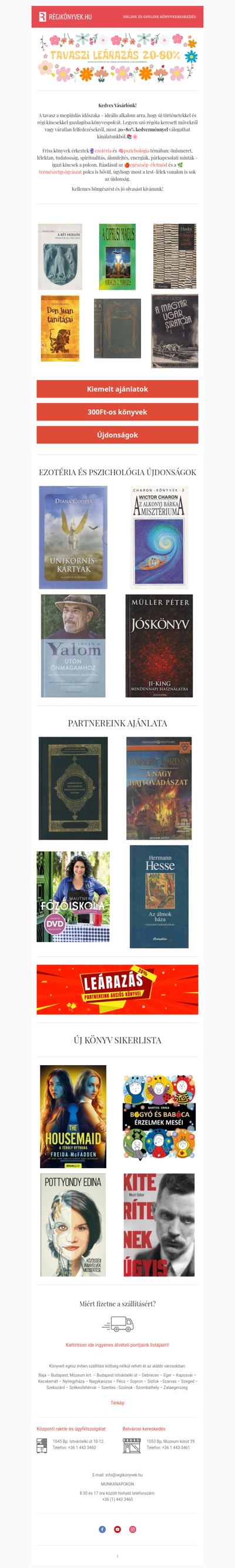 Tavaszi leárazás: 20-80% kedvezmény🌸