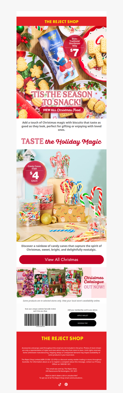 It’s beginning to taste a lot like Christmas