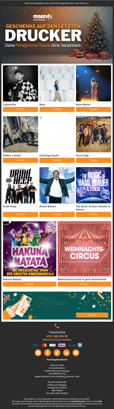 Magische Momente unterm Baum – dank Print@Home sofort bei Dir