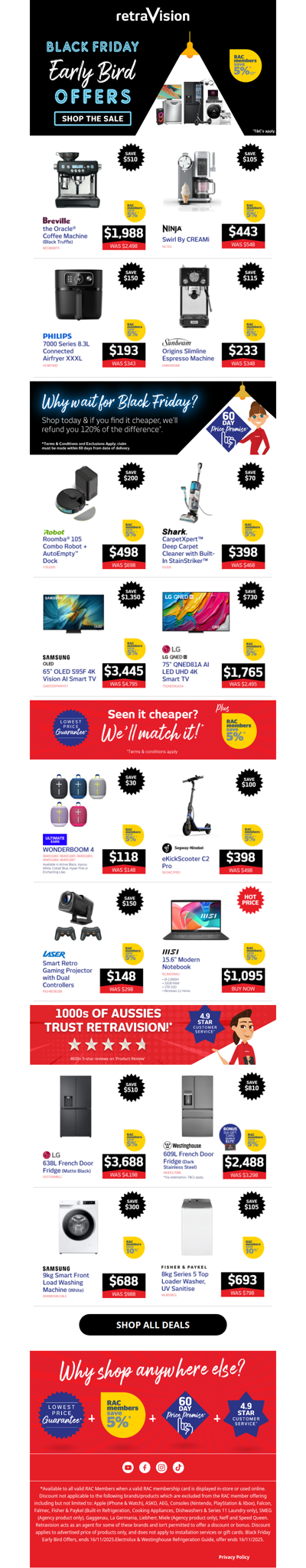 Why Wait? Shop Early Bird Deals Today! 🕚