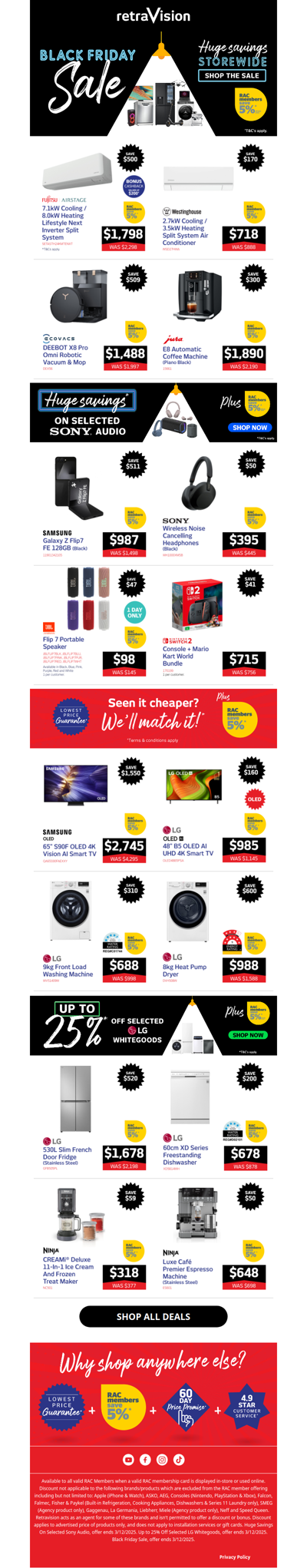 🔥 Hottest Deals on Ninja, LG, EcoVacs, Samsung & More!🔥