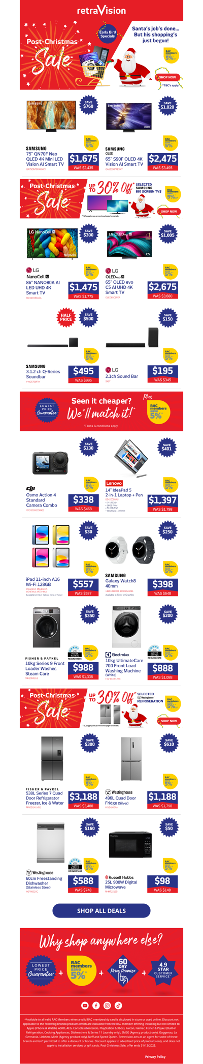 🎁 Early Access to Unmissable Post Christmas Discounts!