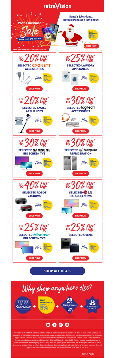 Unmissable Post-Christmas Deals on Your Favorite Categories!