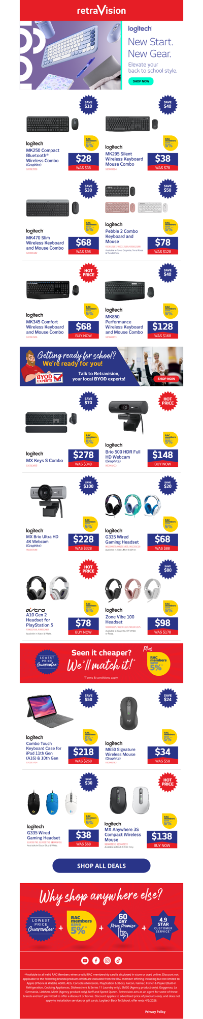 Don't Miss Out On Back To School Deals With Logitech!