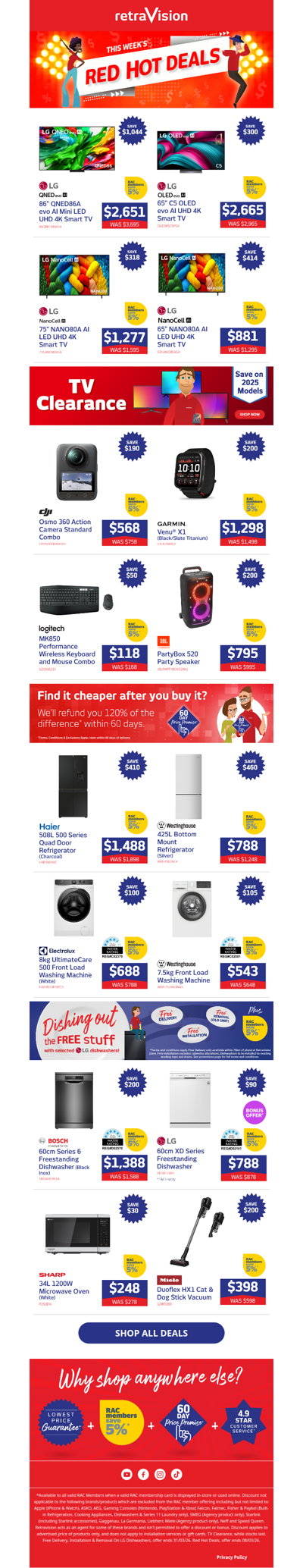 Save hundreds on LG 65