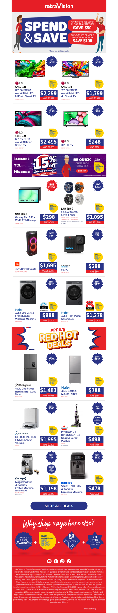 🎉 Spend & Save: Long weekend savings await - don’t miss out!