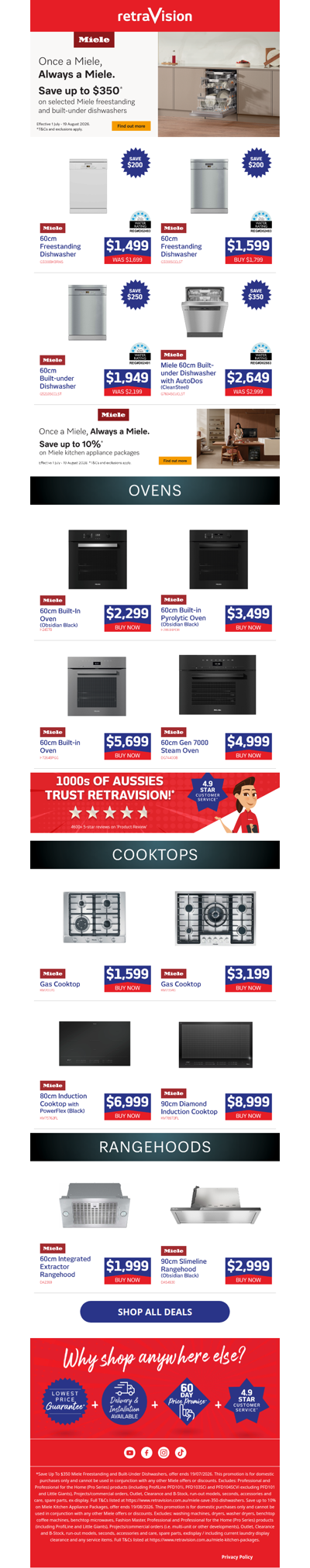 Transform your kitchen with savings on Miele! 👩‍🍳