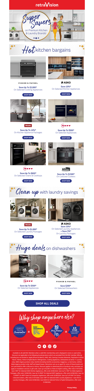 July Supersavers are here! Don't miss out