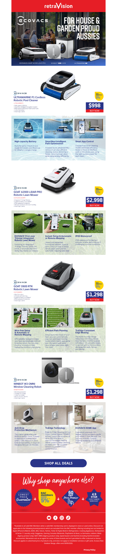 Elevate your outdoor experience with EcoVacs! 🌿