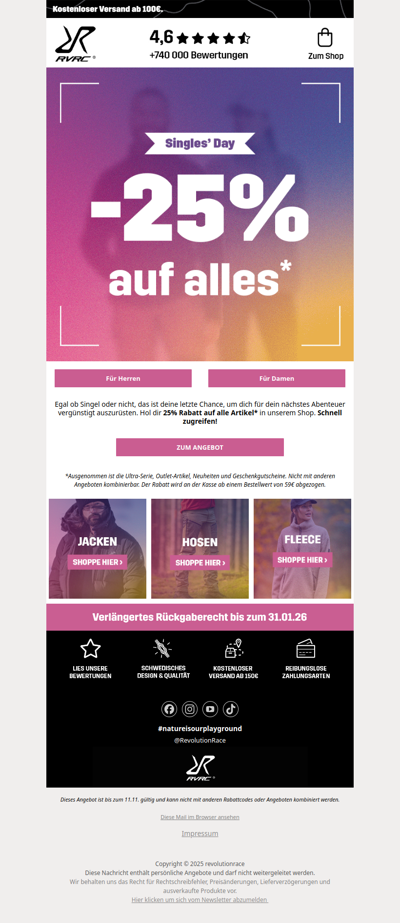 Die Singles' Day-Angebote enden bald! ⌛️💚