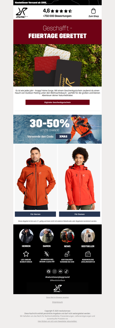 Alle Jahre wieder - Geschenkepanik? Wir haben die Lösung. 🎄