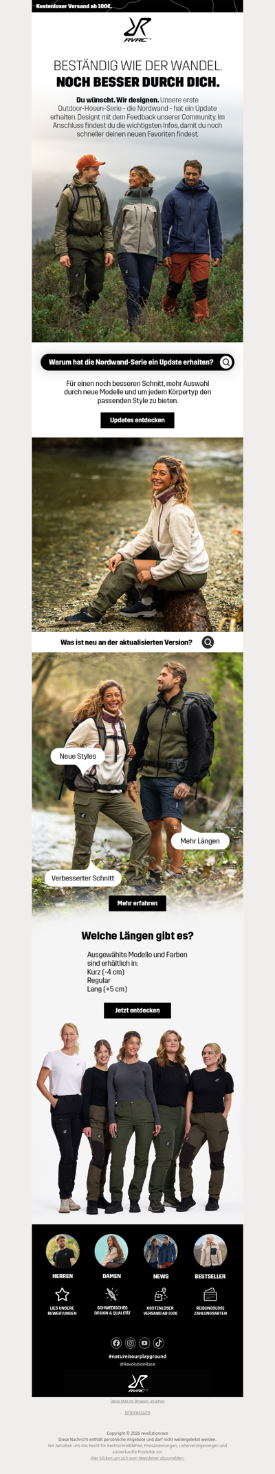 Was ist neu an der Nordwand? 👀