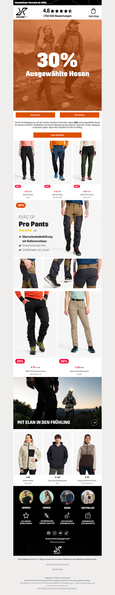 GIB GAS: 30% Rabatt auf ausgewählte Hosen 👀.