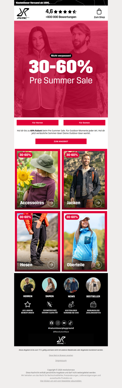 Nicht verpassen! Bis zu 60% Rabatt 👀